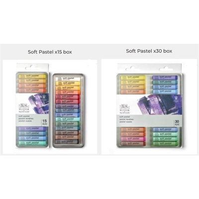 溫莎牛頓 Winsor&Newton Soft Pastel 1790001 1790002 軟性粉彩 15色 30色