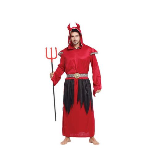現貨台灣-萬聖節服裝,萬聖節惡魔服裝,撒旦服裝,大人變裝服-邪惡撒旦裝