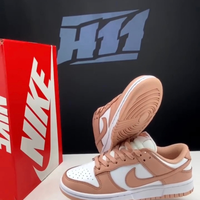 Nike Dunk Low Rose Whisper 玫瑰粉 粉色 粉白 乾燥玫瑰 玫瑰耳語 金粉 DD1503-118