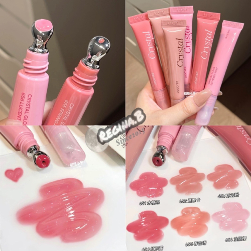 台灣現貨✨Joocyee 酵色冰透唇蜜 镜面水光 嘟嘟唇 酵色唇蜜 口紅 唇膏