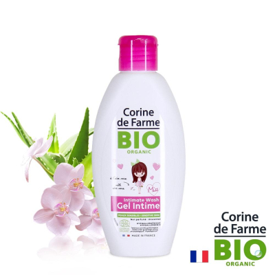 (開立發票)法國黎之芙BIO認證杏花極溫和私密潔淨凝膠125ml-小女生專用
