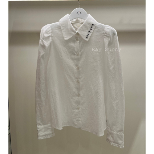 RS代購 - Agnes b全新正品優惠 Agnes b女裝-To be 門市新品 簡約襯衫 贈送品牌袋子