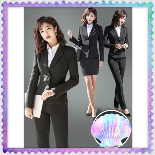 ?臺灣出貨?西裝五件套裝工作服OL學生面試西服職業正裝