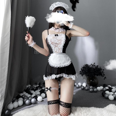 台灣現貨 蕾絲女僕裝 角色扮演 情趣內衣 性感睡衣 內衣 女僕裝 可愛女僕 性感 可愛 情人節 情趣 8174