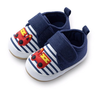 【anne＇s baby house】【NikoKids】軟Q底學步鞋(SG591)消防車系列