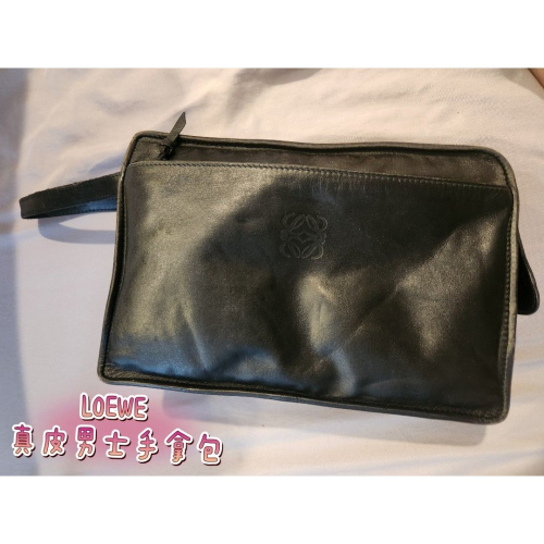 LOEWE 男生真皮手拿包 二手 七成新