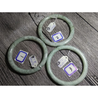 19圍天然緬甸玉硬玉翡翠糯種冰蘋果綠細圓骨鐲手鐲玉鐲鐲子手環圓鐲細膩有種水珠寶玉石首飾飾品B組