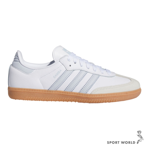 Adidas 休閒鞋 女鞋 SAMBA OG 白藍【運動世界】IE0877