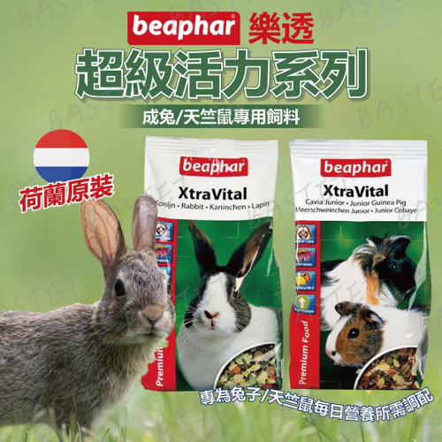 打不過就要加入他啊系列~樂透Beaphar 超級活力兔飼料 成兔 兔子飼料 天竺鼠飼料 小動物 小寵飼料 荷蘭