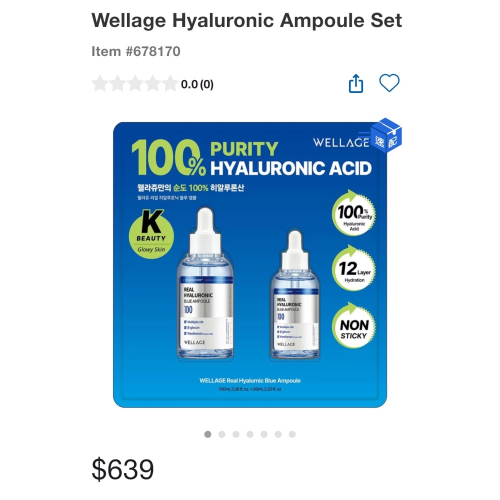 SERUM CĂNG BÓNG WELLAGE 664$ CÔNG + SHIP