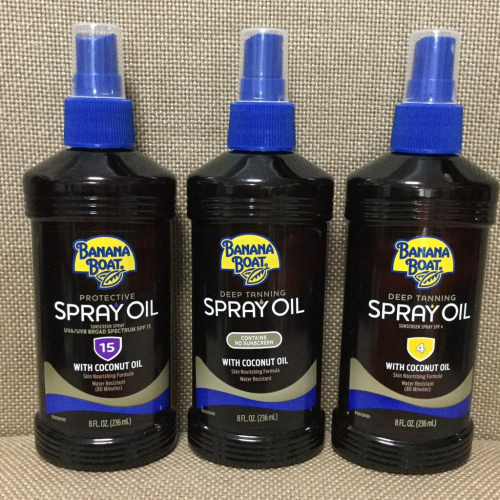 ?香蕉船 噴霧助曬油 Banana Boat SPF15 胡蘿蔔精華?防水級 運動型 水上運動 椰子油 助曬乳 助曬劑