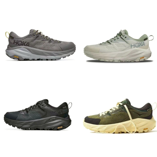 HOKA ONE ONE男款Kaha Low GTX卡哈低幫防水防滑輕便登山徒步鞋