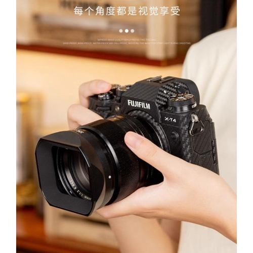 JJC XF33 F1.4遮光罩23mm F1.4 II鏡頭遮光罩XT30II XT4 XS10富士LH-JXF23-2