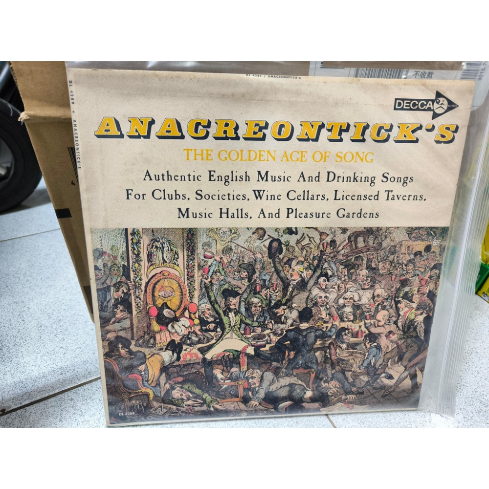 二手黑膠-Anacreontick＇s The Golden Age Of Song