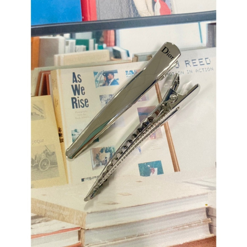 ✨失心瘋頻道✨⚠現貨⚠經典DIOR電鍍金屬髮夾(1入) 裸裝