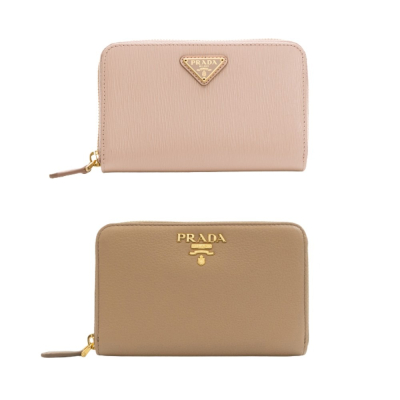 【PRADA 普拉達】 PRADA 拉鍊中夾 __DVSHOP 保證正貨 台灣現貨不用等