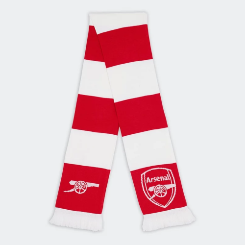 ??英國 兵工廠紅白橫條紋圍巾｜Arsenal 兵工廠足球俱樂部 槍手 阿森納 英超 足球