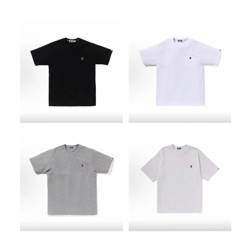 極簡小標款#【日本原宿】Bape 口袋猿人頭徽標