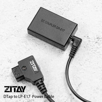 三重☆大人氣☆ 希鐵 ZITAY DTAP 轉 LP-E17 假電池 D-TAP LPE17