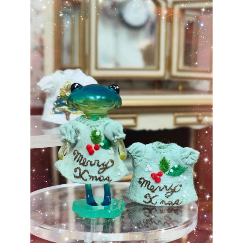 Wonderfrog 迷你蛙綠色聖誕