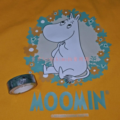 【慕敏家族 MOOMIN 束口 後背包 紙膠帶】姆明 嚕嚕米 爸爸 阿金 史力奇 Snufkin 史納夫金 小不點 亞美