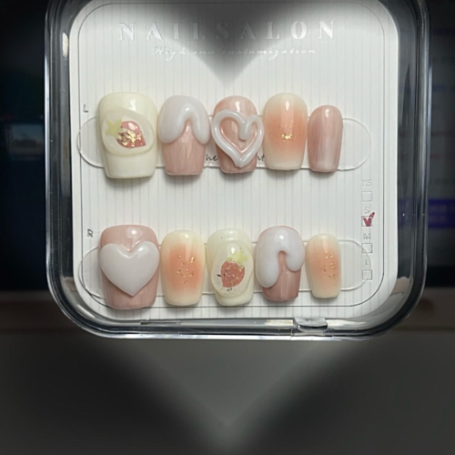 ?616 room?手工穿戴甲*甲型可選*甜心草莓*附贈工具包