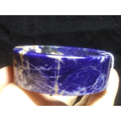 18.68圍天然寬版精品方鐲助睡眠超美紅藍紋路藍紋石藍紋玉手鐲玉鐲鐲子珠寶玉石首飾飾品