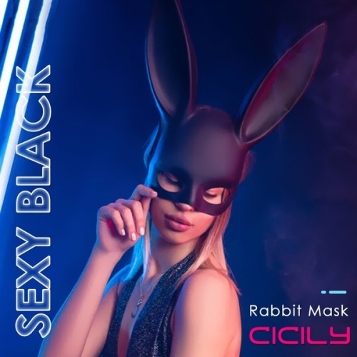 CICILY 兔女郎扮演 半臉面具