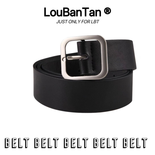 [LBT.only] #韓國#現貨 經典方釦高品針扣皮帶 皮帶 素面 皮革 百搭 經典款