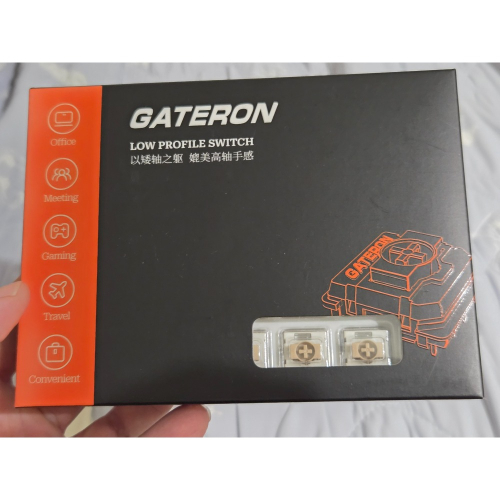 Gateron 佳達隆 巧克力矮軸 ks33 2.0 全新未拆封盒裝35顆