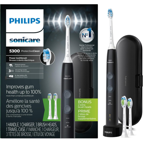 【叮噹電子】全新 Philips HX6423 智慧電動牙刷 黑
