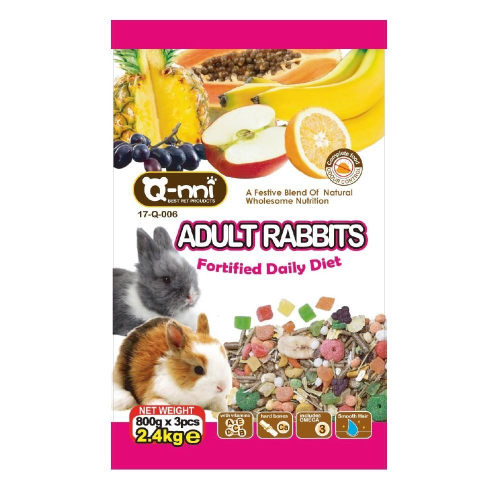 【現貨】Q-NNI寵物兔水果大餐 2.4公斤