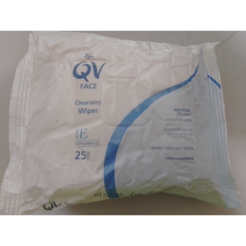 意高QV臉部卸粧濕巾25片裝