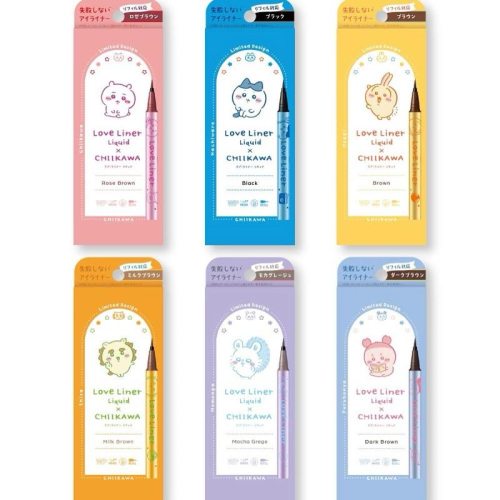 【台灣現貨】吉伊卡哇 chiikawa Love Liner 限量 吉伊卡哇 眼線筆 美妝
