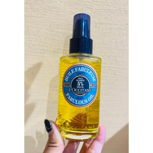 ?愛分享?歐舒丹 乳油木保濕潤膚油100ml 滋潤修護 清爽好吸收 按摩油 全新台灣專櫃貨附中文貼標