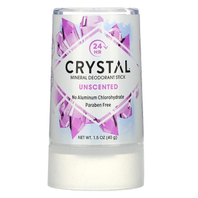 Crystal Body Deodorant, 礦物淨味棒，無味，1.5 盎司（40 克） 水晶 止汗劑