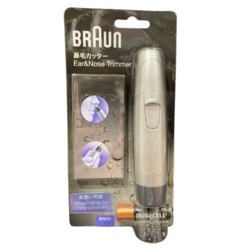 ? 百靈 BRAUN EN10 鼻毛刀 電動 除鼻毛耳鼻修容 修鼻毛器 可水洗 全新