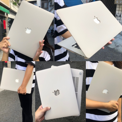 Apple 蘋果 筆記型電腦 保護殼 MacBook Airmac pro 保護殼 防摔殼保護套 奶茶 卡其 燕麥 色
