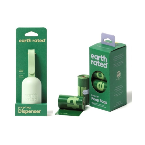 【7-ELEVEN 門市團購】莎賓 Earth Rated 第3代 環保撿便器+環保撿便袋(薰衣草/無香)8捲裝