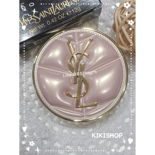 ✿ YSL ✿ ysl 超模光感精華水氣墊 雲朵皮革版 粉氣墊 限量