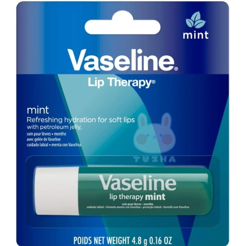 【Vaseline 凡士林】護唇膏-清涼薄荷(0.16oz/4.8g)【0694】