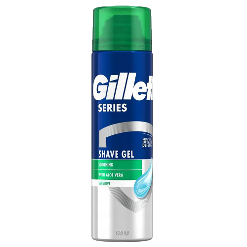 【Gillette 吉列】刮鬍泡/凝露-低敏蘆薈(200ml)【4637】