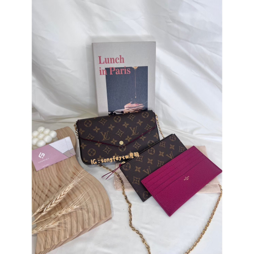 歐美代購 台灣現貨 LV 老花三合一WOC 斜背包 M81896