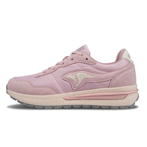 金英鞋坊~KangaROOS 女款INVADER86輕量拼接復古慢跑鞋 21323-粉 超低直購價890元