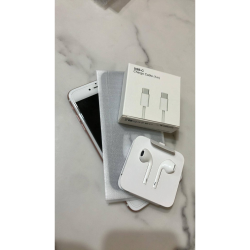 6sq+c吐c快充線+15p防爆玻璃保貼+有線耳機