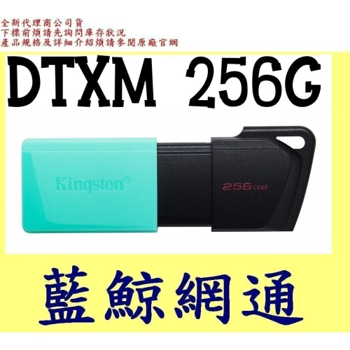 【藍鯨】全新公司貨 金士頓 Kingston DTXM 256G USB3.2 Gen 1 隨身碟 256GB