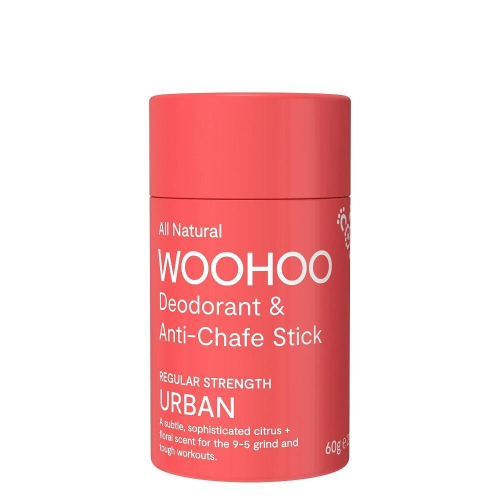 澳洲Woohoo神奇體香膏-都會款(Urban)60g 汗味 體味 老人味 長效體香 無鋁鹽 環保紙管裝 無塑生活