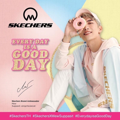 Skechers x Mew Suppasit Every Day Is A Good Day Hoodies帽踢3色