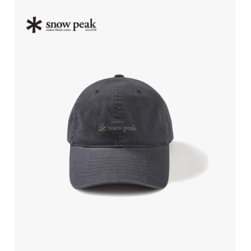 SNOW PEAK 經典刺繡標 老帽