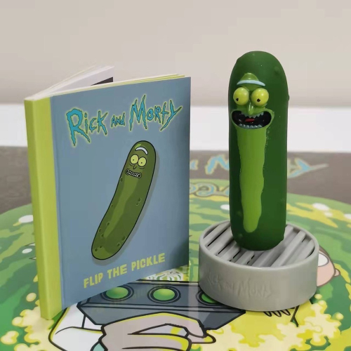 瑞克與莫蒂 說話的醃黃瓜瑞克 Rick and Morty Pickle Rick 官方授權迷你玩具